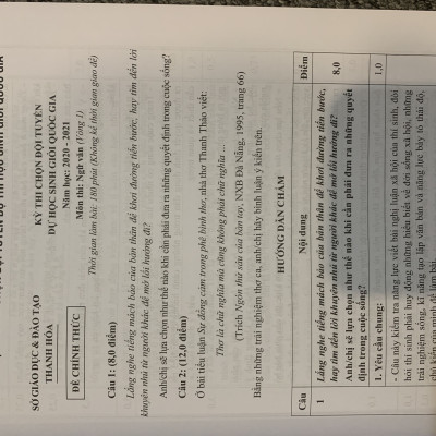 Tuyển chọn đề thi học sinh giỏi Ngữ văn trung học phổ thông