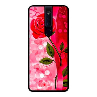 Ốp lưng cho Oppo F11 Pro NỀN HOA HỒNG 1- Hàng chính hãng