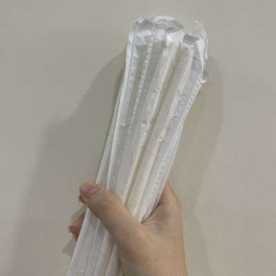 Ống hút ngũ cốc có màng bọc dùng cho đồ uống mang đi dùng cho sinh tố, đá xay 