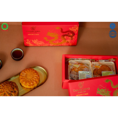 Hộp bánh trung thu 2 bánh chay 220g - Combo chay 2 - Thành Long (440g) - VIỆT NAM
