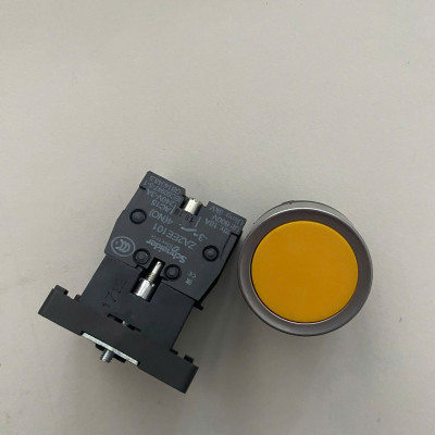 |Chính hãng | Nút nhấn giữ Schneider XA2EH051, màu vàng, tiếp điểm N/O Ø 22mm