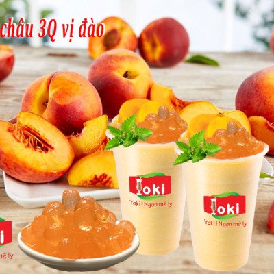 Yoki Trân châu đào 3Q dai, giòn, thơm ngát