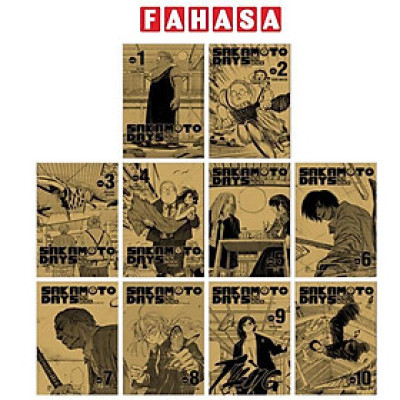 Sách - Combo Manga - Sakamoto Days: Tập 1 - 10 (Bộ 10 Tập)