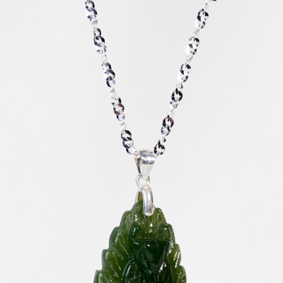 Dây Chuyền Hồ Ly Nữ Hoàng 9 Đuôi Ngọc Bích Ngọc Quý Gemstones