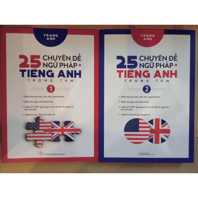 Sách - Combo 25 Chuyên Đề Ngữ Pháp Tiếng Anh Trọng Tâm (2 Tập)