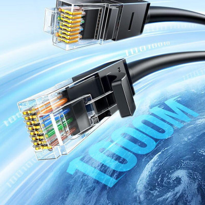 Ugreen UG60545NW102TK 1.5M CAT6 UTP Màu Đen Cáp Mạng 10/100/1000 Gigabits - HÀNG CHÍNH HÃNG