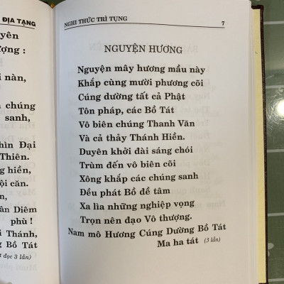 Kinh Địa Tạng Bồ Tát Bổn Nguyện - (bản in đẹp chất lượng) 