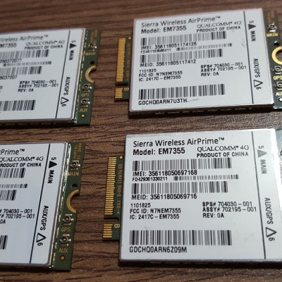 Card wwan 4G HP LT4111 - Model EM7355 dùng cho laptop HP 820 G1,840 G1, 850 G1, Zbook 15, 17 - Hàng nhập khẩu