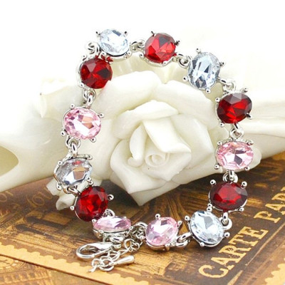 Lắc tay nữ hạt đá ( đa sắc ) - HR01