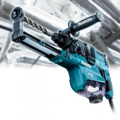 MÁY KHOAN ĐỘNG LỰC VỚI HỆ THỐNG HÚT BỤI 800W MAKITA HR2652 - HÀNG CHÍNH HÃNG