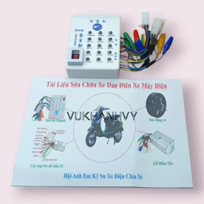 TRỌN BỘ THIẾT BỊ BÁO LỔI IC ĐỘNG CƠ TRÊN XE ĐIỆN XE ĐẠP ĐIỆN+TÀI LIỆU KÈM THEO HÀNG CHUẨN