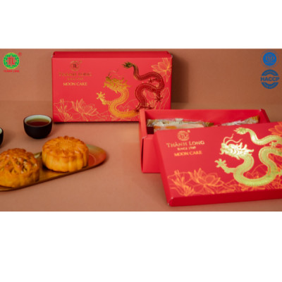 Hộp bánh trung thu 2 bánh chay 220g - Combo chay 2 - Thành Long (440g) - VIỆT NAM