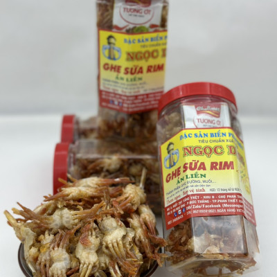 Đặc sản Phan Thiết - Ghẹ Sữa Rim Gói (Hộp) 100 Gram Đã Chế Biến Ăn Liền Ngon Ơi Là Ngon Của. Hạn Sử Dụng 12 Tháng Kể Từ Ngày Đặt Hàng - OCOP 4 Sao