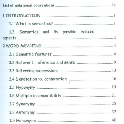 Ngữ Nghĩa Học Tiếng Anh