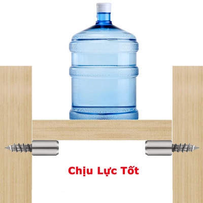 Chốt Đợt Bọc Cao Su KUNBE Chốt Đỡ Kệ Tủ Kệ Gỗ Dễ Dàng Lắp Đặt