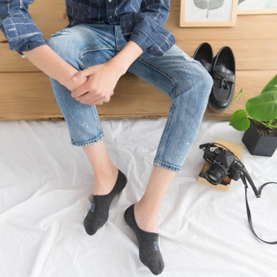 Combo 5 Đôi Vớ Lười Nam Có Silicon N - 01 - Màu Ngẫu Nhiên