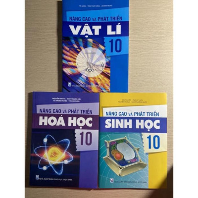 Sách - Combo 5 cuốn Nâng cao và phát triển Toán - Lí - Hóa - Sinh 10