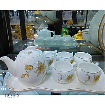 Bộ Ấm Chén Uống Trà, Nhiều Mẫu Mã Họa Tiết Đa Dạng