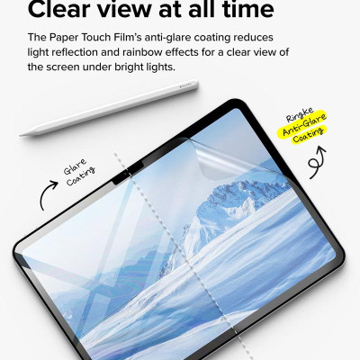 [Combo 2] Dán màn hình dành cho iPad Air 6 M3/M2 RINGKE Paper Touch Film - Hàng Chính Hãng
