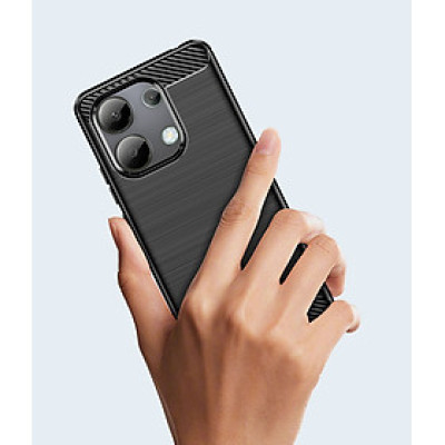 Ốp lưng chống sốc vân kim loại cho Xiaomi Redmi 13 hiệu Likgus (chuẩn quân đội, chống va đập, chống vân tay) - hàng nhập khẩu