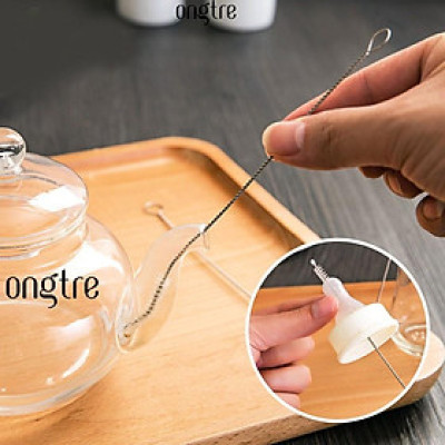 Cọ cước ONGTRE rửa ống hút Inox, Ống hút tre, Cọ rửa vòi ấm chén