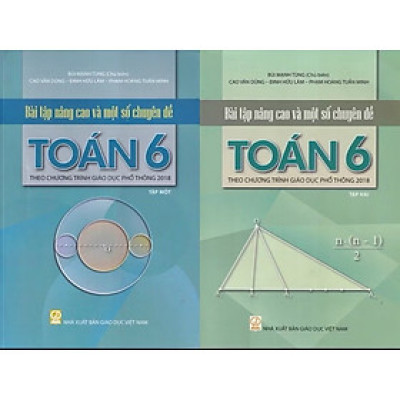 ￼Sách -(Combo)Bài tập nâng cao và một số chuyên đề Toán 6  (Theo chương trình GDPT 2018)