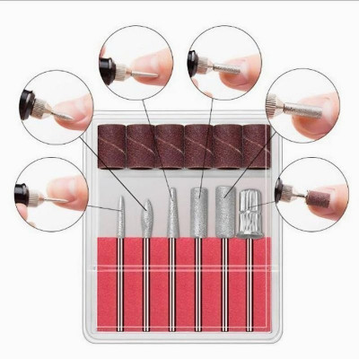 Máy mài nail YQ100 làm móng chuyên dụng, 6 đầu tháo lắp dễ dàng tốc độ mạnh mẽ - Hàng chính hãng