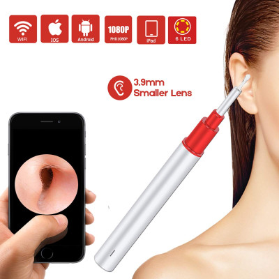 Dụng Cụ Lấy Ráy Tai Thông Minh Cảm Biến Bebird Camera Nội Soi Không Dây WiFi 6 Đèn LED và HD 1080P 2Megapixels