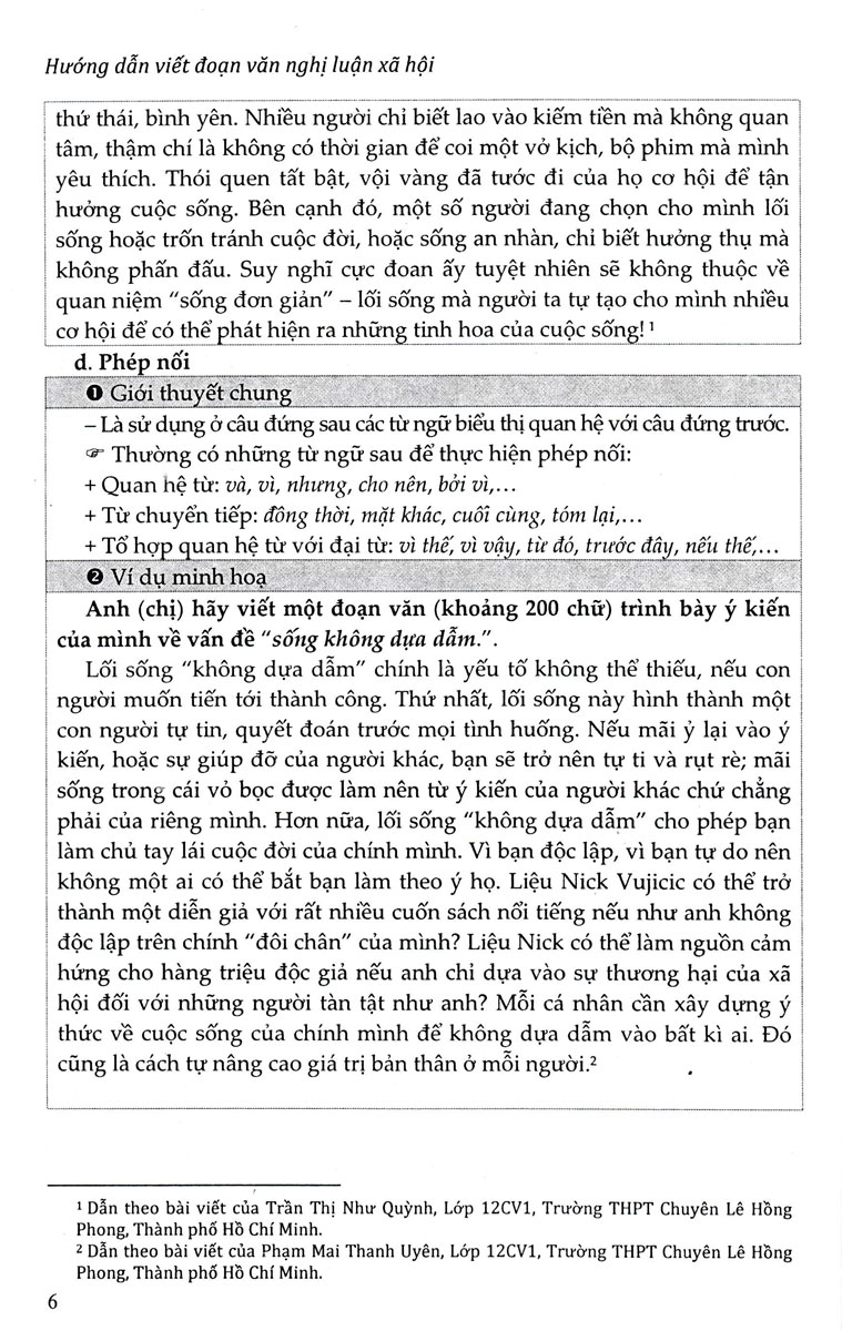HƯỚNG DẪN VIẾT ĐOẠN VĂN NGHỊ LUẬN XÃ HỘI (THEO ĐỊNH HƯỚNG ĐỀ THI MỚI CỦA BỘ GĐ-ĐT) (DÙNG CHUNG CHO THCS & THPT)_KV