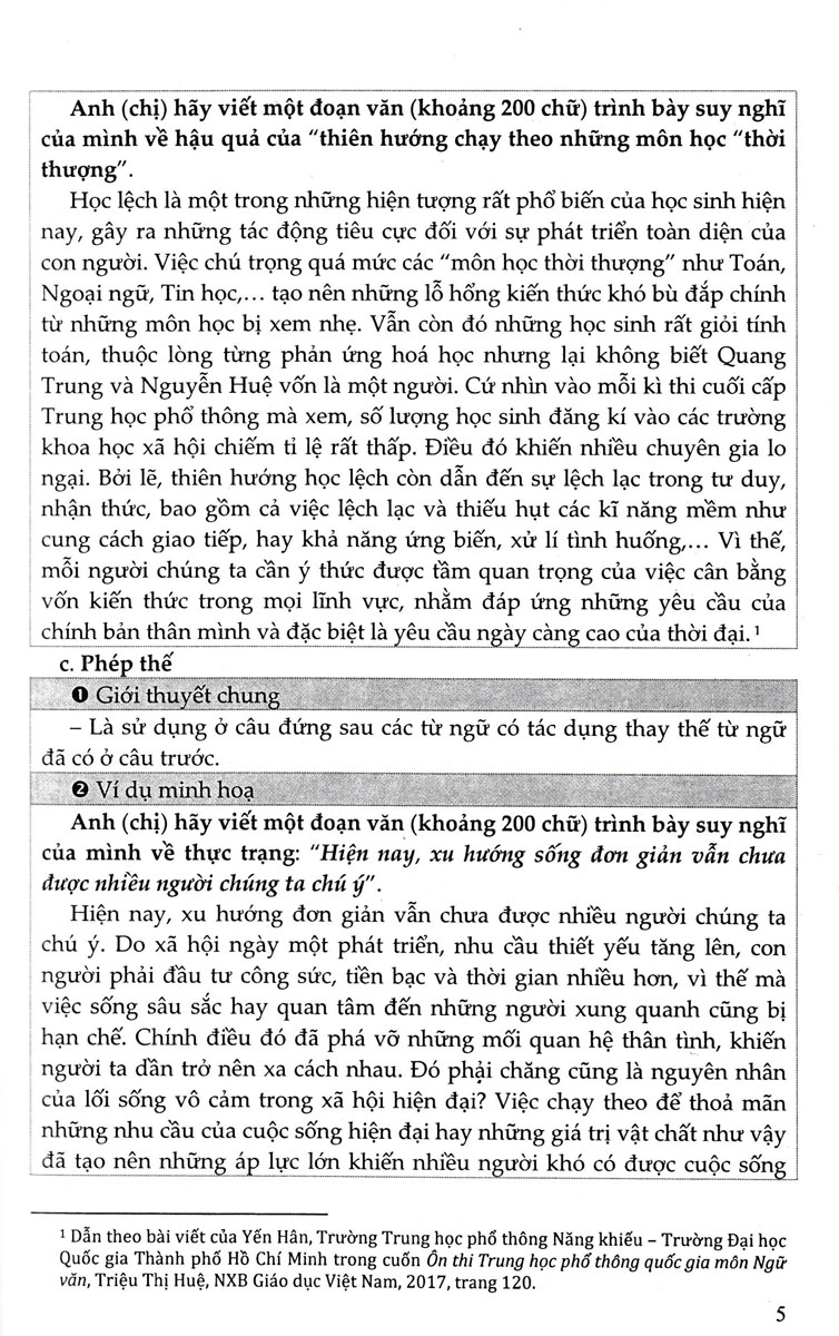 HƯỚNG DẪN VIẾT ĐOẠN VĂN NGHỊ LUẬN XÃ HỘI (THEO ĐỊNH HƯỚNG ĐỀ THI MỚI CỦA BỘ GĐ-ĐT) (DÙNG CHUNG CHO THCS & THPT)_KV