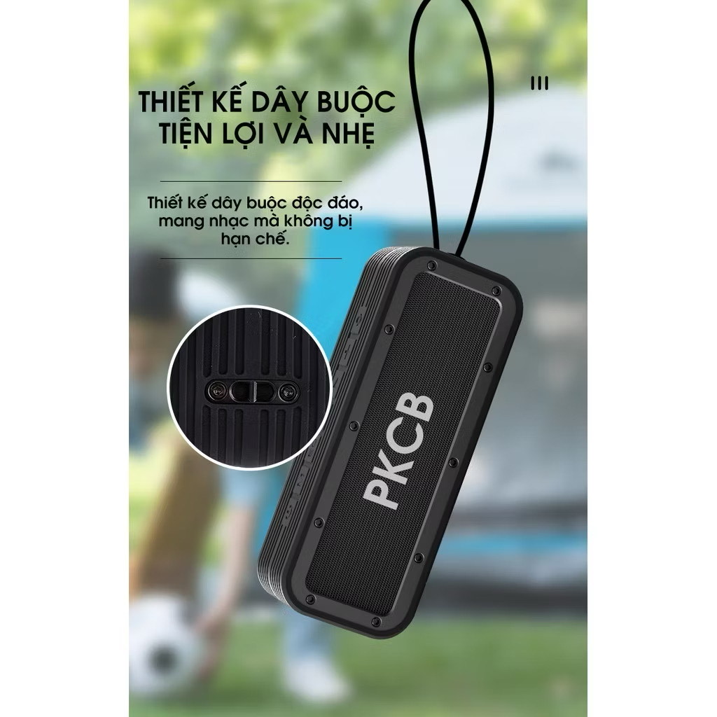 Loa Bluetooth speaker Loa di động chip DPS khuyếch đại âm thanh công suất lớn 50W Kết nối TWS lên 100W Hàng Chính Hãng