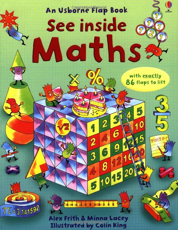 Sách tương tác tiếng Anh - Usborne See inside Maths