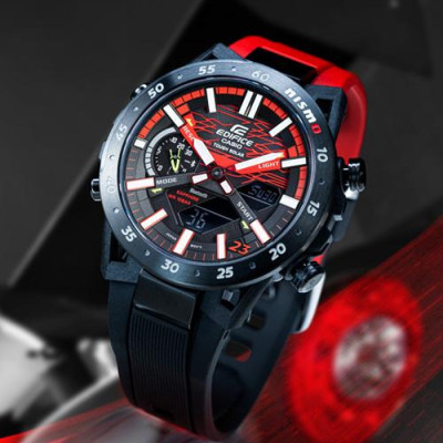 Đồng Hồ Nam Dây Nhựa Casio Edifice ECB-2000NIS-1ADR NISMO | Kính Sapphire | Bluetooth | Năng lượng mặt trời | ECB-2000NIS-1A Limited Edition
