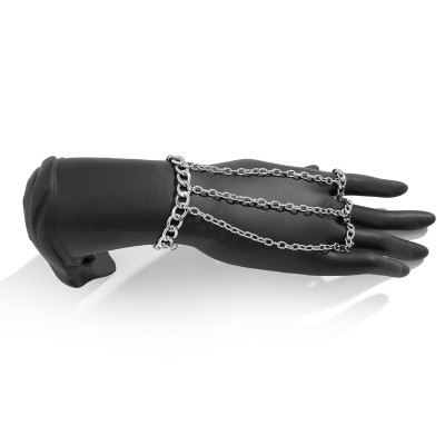 Vòng tay  lắc tay kèm nhẫn titan không gỉ đặc biệt cá tính unisex