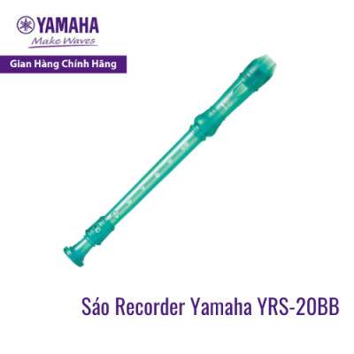 Sáo dọc Recorder Soprano Rainbow YAMAHA YRS-20BB kèm túi đựng - Tiêu chuẩn giáo dục quốc tế