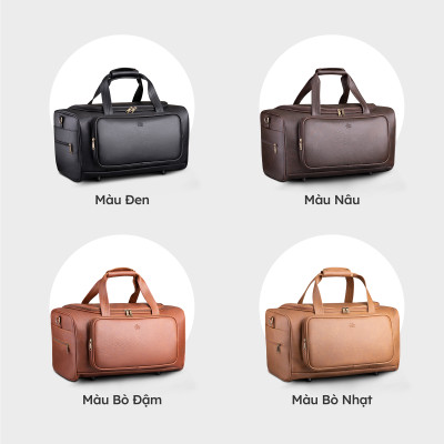 Túi du lịch Lata ( Thời trang nam, nữ tiện lợi cỡ lớn - Túi da TR17 )