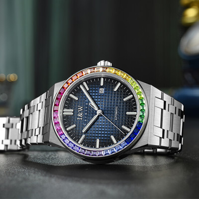 Đồng hồ nam chính hãng IW Carnival IW716G-4 ,Kính sapphire,chống xước,Chống nước30m,BH24 tháng,Máy điện tử(pin),dây da