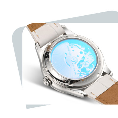 Đồng hồ nữ chính hãng I&W CARNIVAL IW582G-1 Kính sapphire ,chống xước ,Chống nước 30m ,Bảo hành 24 tháng,Máy cơ (Automatic),dây da cao cấp, thiết kế đơn giản dễ đeo