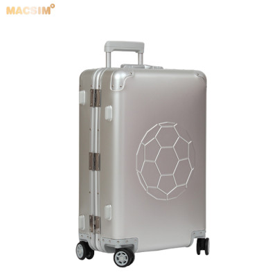  [XẢ KHO GIÁ SỐC – GIẢM 50%]  Vali hợp kim nhôm nguyên khối Macsim MS1313 24inches – lỗi cực nhỏ về sơn gần logo