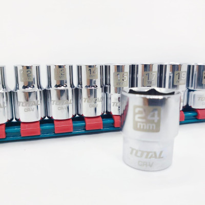 BỘ 10 ĐẦU TUÝP 1/2 INCH TOTAL THT121101 - HÀNG CHÍNH HÃNG