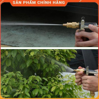 Bộ dây và vòi xịt tăng áp lực nươc 300% loại 10m (cút đồng) 206712