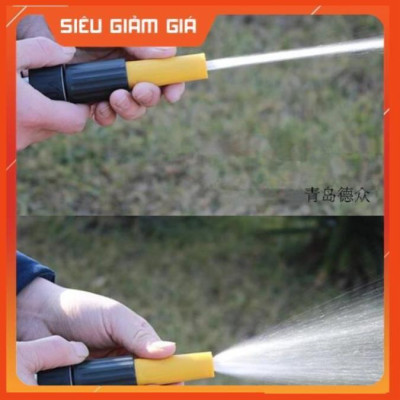 Bộ dây vòi xịt nước rửa xe, tưới cây . tăng áp 3 lần, loại 7m, 10m 206622-5 cút sập, nối nhựa