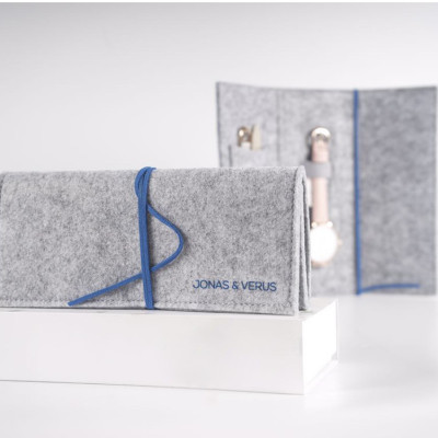 Đồng hồ đeo tay Nam hiệu JONAS & VERUS Y01544-A0.WWWBW, Máy Cơ (Automatic), Kính mo tráng sapphire hạn chế trầy xước, Dây lưới thép không gỉ 316L