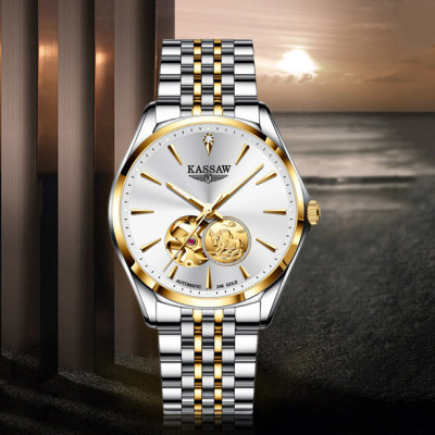Đồng hồ nam chính hãng KASSAW K222-1 (Mạ vàng 24k)