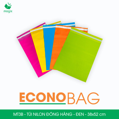 MT3 - 38x52 cm - Túi nilon TIẾT KIỆM gói hàng - 300 túi niêm phong đóng hàng