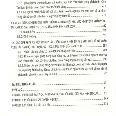 Phát Triển Doanh Nghiệp Khu Vực Kinh Tư Nhân Vùng Tây Nam Bộ Trong Bối Cảnh Mới - PGS.TS. Vũ Hùng Cường (Chủ biên)