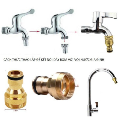Bộ dây vòi xịt nước rửa xe, tưới cây . tăng áp 3 lần, loại 3m, 5m 206236Dđầu đồng, đai+ tặng túi đựng bút