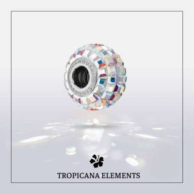 Lắc Tay Tropicana Phối Charm Swarovski Pha Lê Trăng Sao Ngũ Sắc