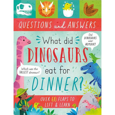 Large Question & Answer Flap Book -Dinosaurs by Kathryn Selbert