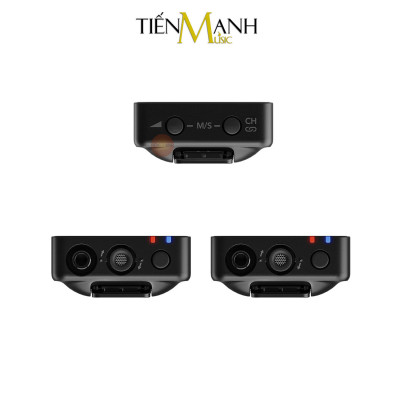 Micro Rode Wireless Pro 2 Phát 1 Thu - Mic Không Dây Thu Âm Livestream, Phỏng vấn Ngoài Trời Microphonen Hàng Chính Hãng